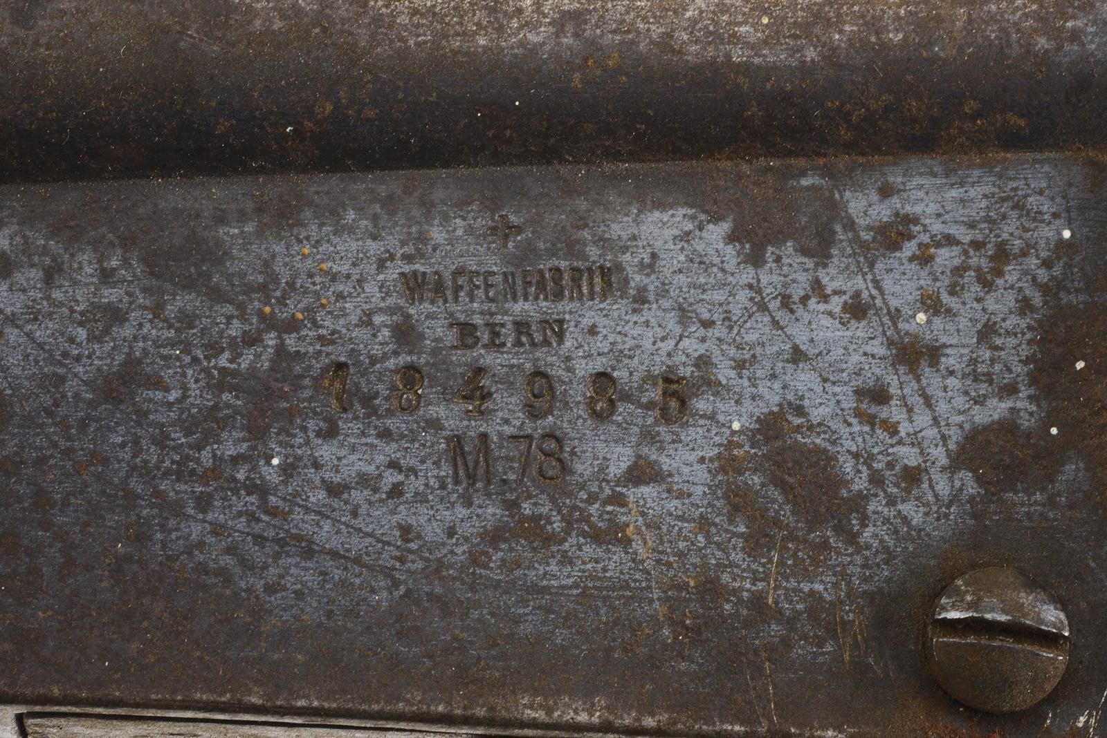Vetterli, Fucile mod. 1878 (Waffenfabrik Bern, cal. 10 mm), arma non funzionante