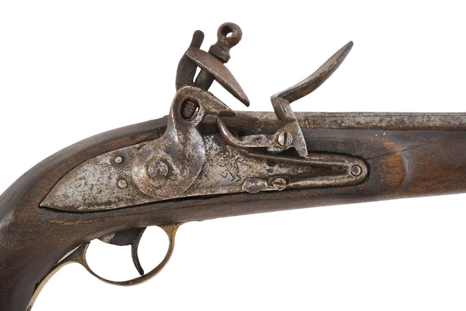 Inghilterra, Pistola a pietra focaia