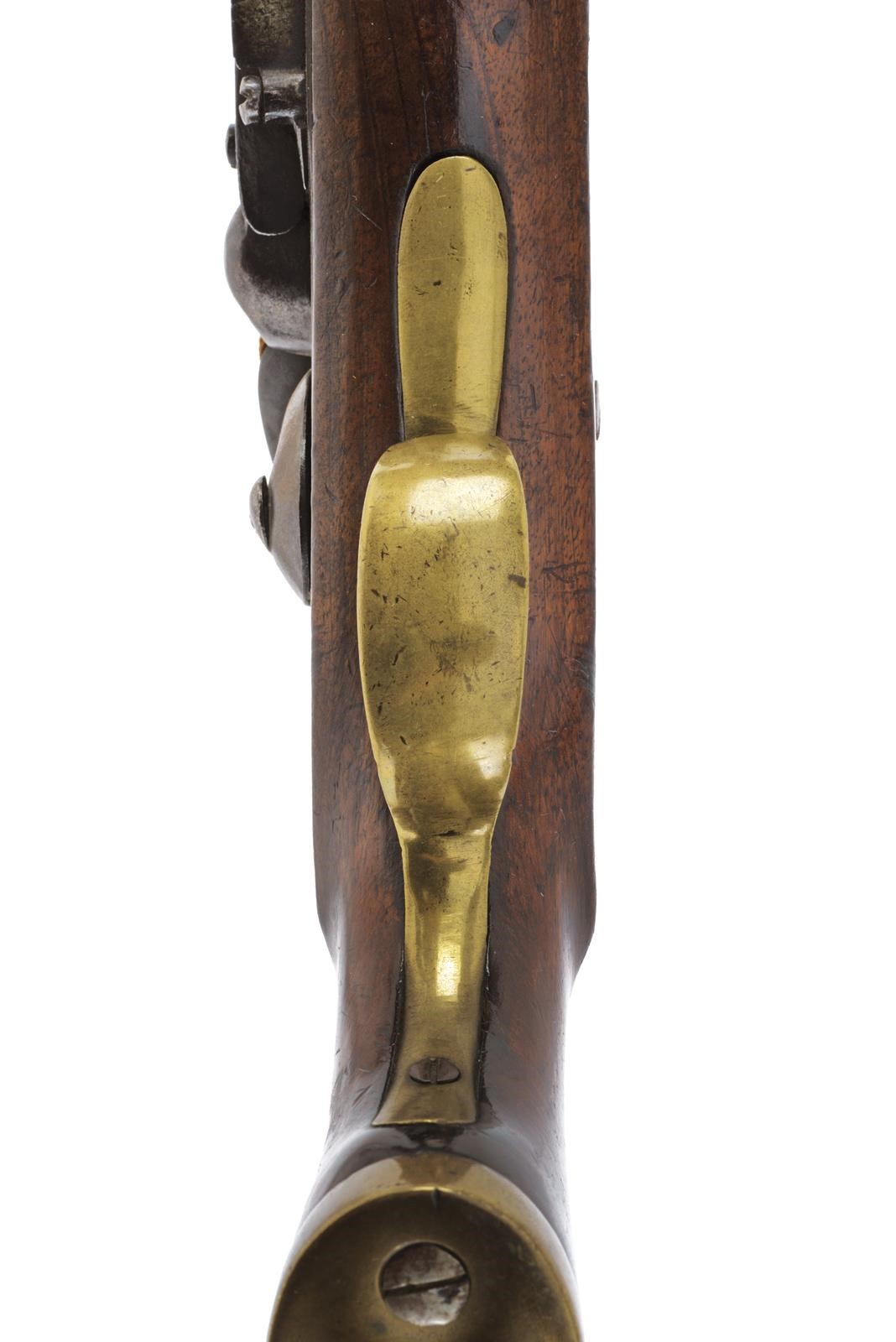 Inghilterra, Pistola a pietra focaia (calibro 16 mm), lunghezza 39 cm