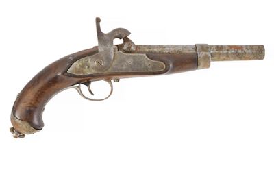 Fucina/Artiglieria di Torino, Pistola mod. 1844 a pietra focaia