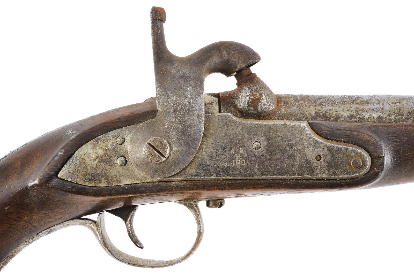Fucina/Artiglieria di Torino, Pistola mod. 1844 a pietra focaia