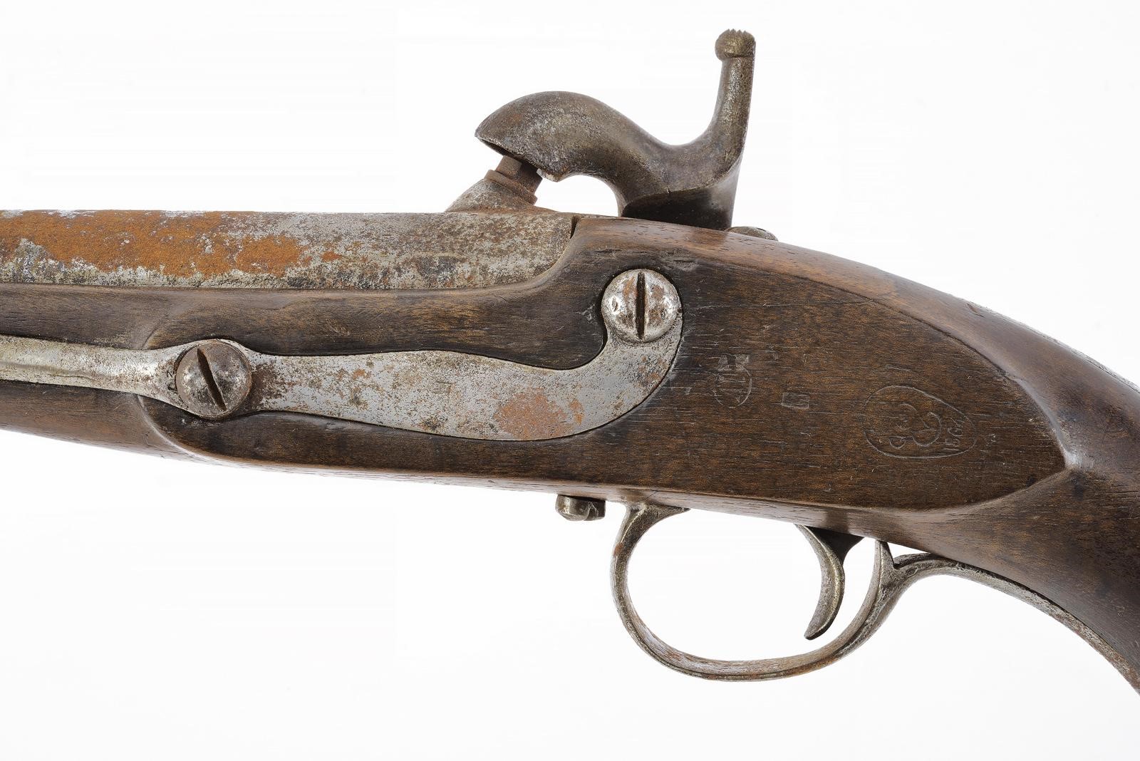 Fucina/Artiglieria di Torino, Pistola mod. 1844 a pietra focaia