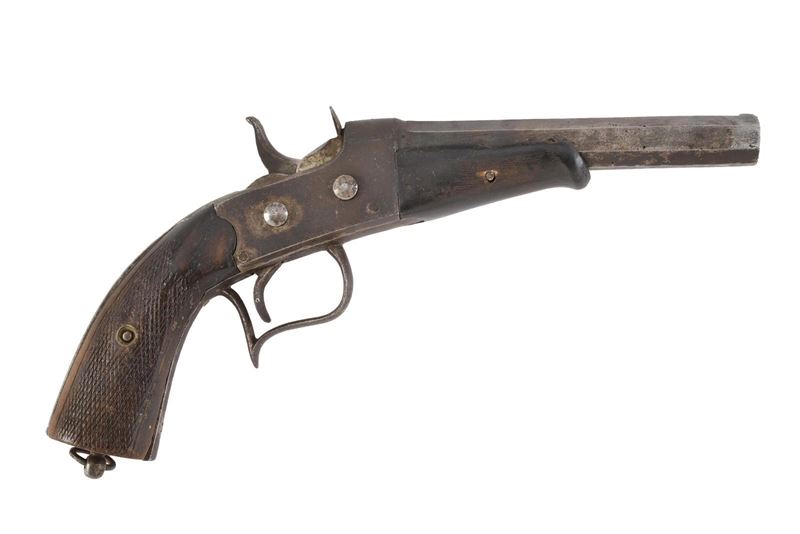 Militaria, Pistola sul tipo Remington Rolling Block, 11 mm