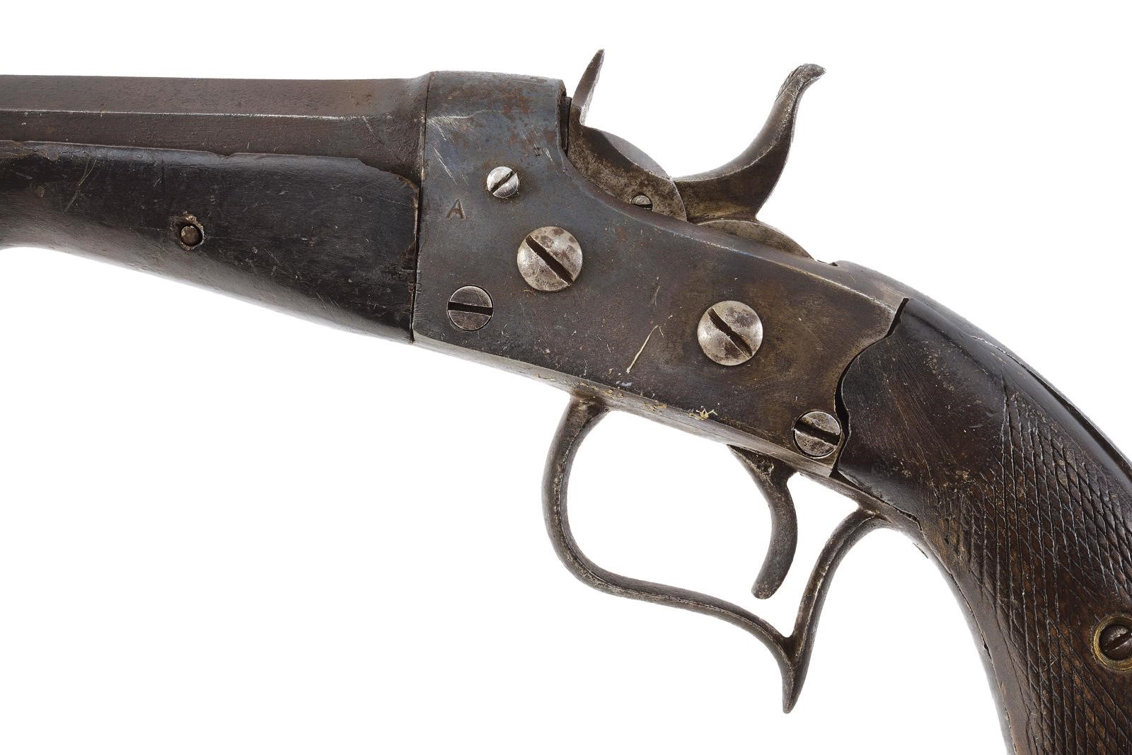 Militaria, Pistola sul tipo Remington Rolling Block, 11 mm