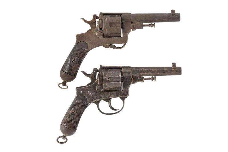Bodeo, Lotto di due revolver Mod. 1889 (Regno d'Italia), calibro 10,35
