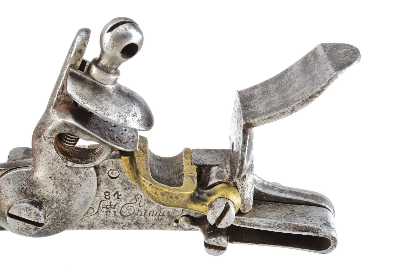 Batteria a pietra focaia per moschetto militare Mod. 1777, Francia
