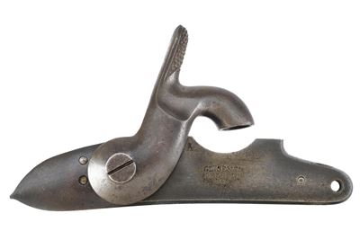 Fanteria, batteria a luminello da fucile in ferro, marcata «GLISENTI BRESCIA 1860», tecnica Bresc...