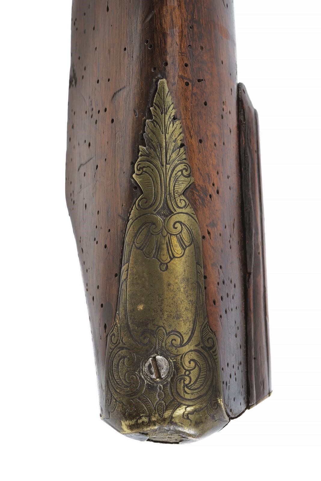 Arma da caccia a pietra focaia, carabina, canna rigata ottagonale (cal. 16 mm)