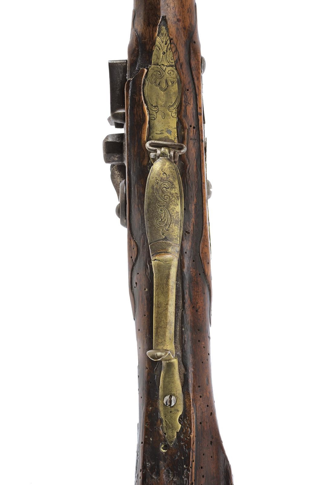 Arma da caccia a pietra focaia, carabina, canna rigata ottagonale (cal. 16 mm)