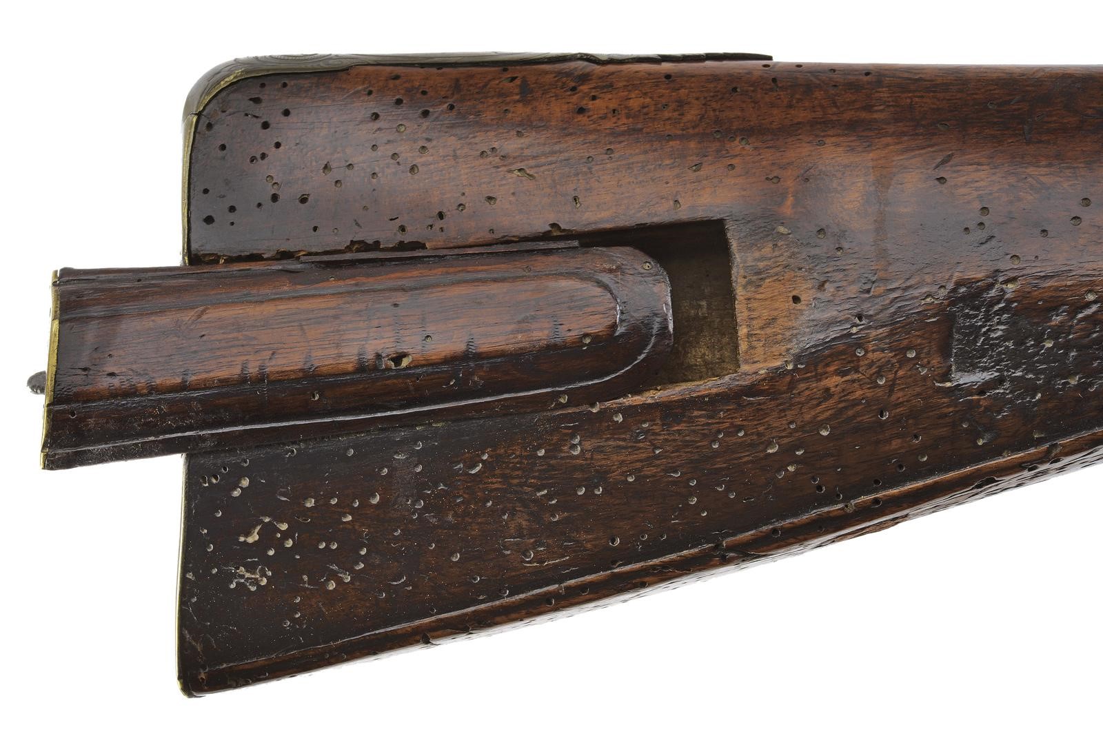 Arma da caccia a pietra focaia, carabina, canna rigata ottagonale (cal. 16 mm)