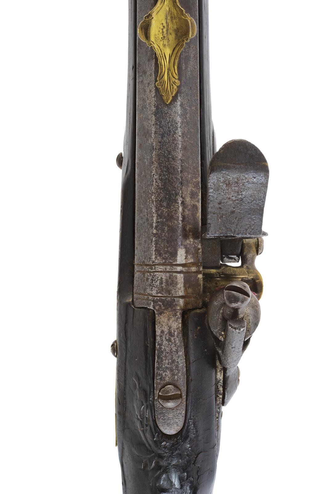 Arma da fuoco a pietra focaia, Fucile composito a due canne lisce (cal. 17 mm)