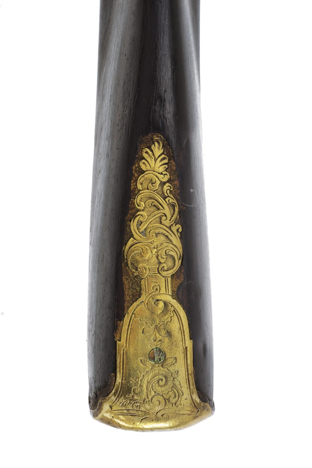 Arma da fuoco a pietra focaia, Fucile composito a due canne lisce (cal. 17 mm)
