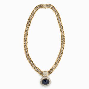 COLLANA IN ZAFFIRO, ORO E DIAMANTI
Reali