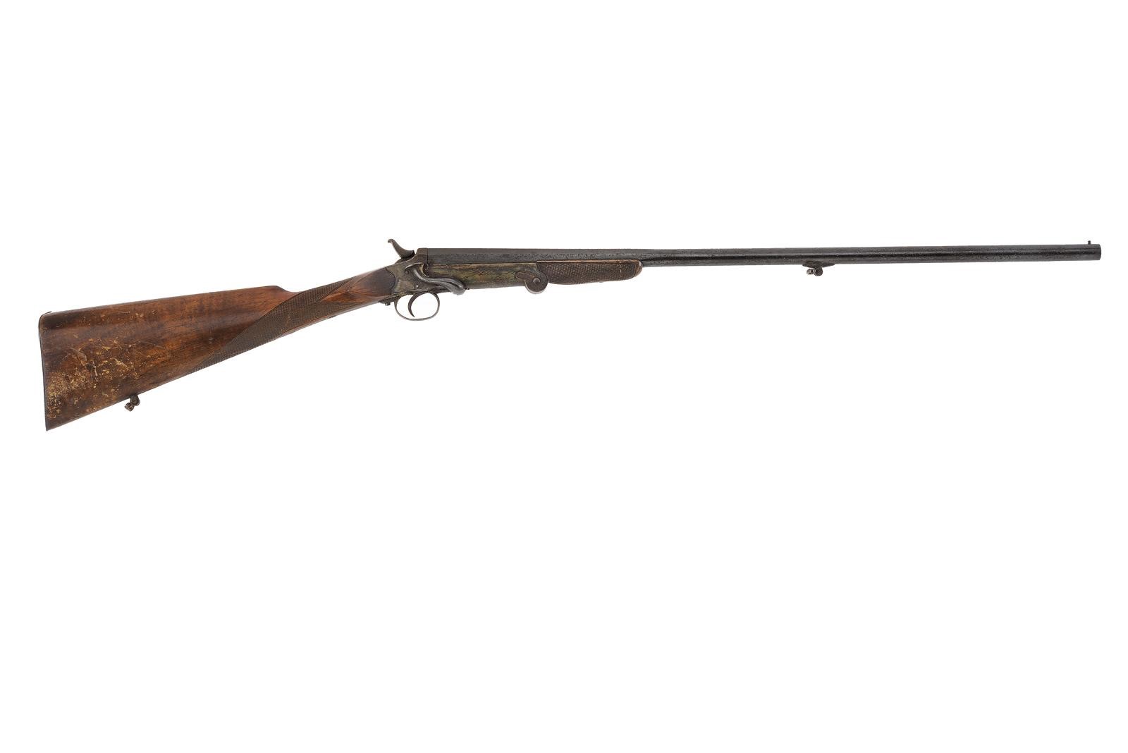 Arma da caccia a retrocarica, piccolo fucile con canna liscia calibro 13,5 mm