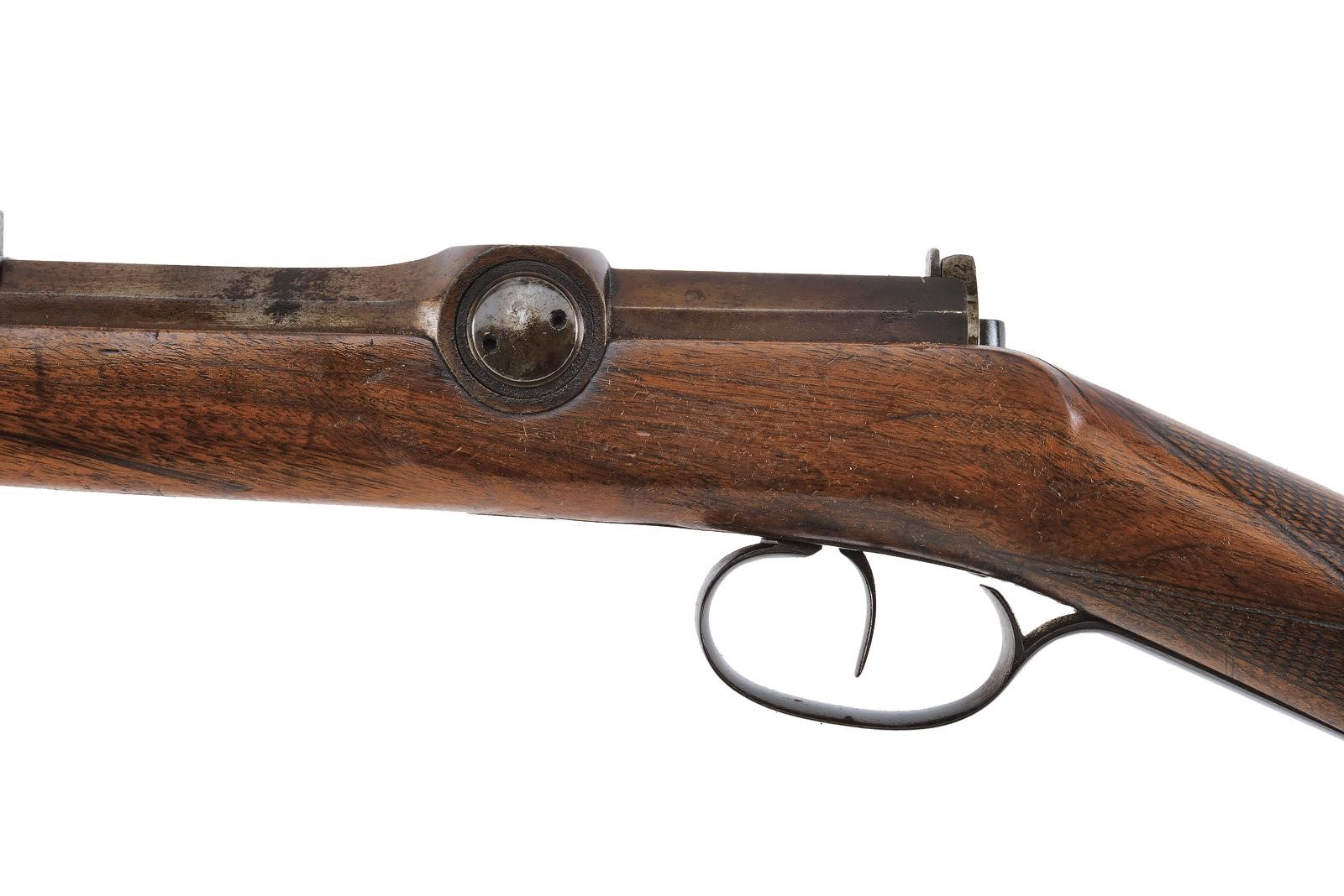 Carabina ad ago da caccia, piccola carabina con percussore ad ago e caricamento al dorso dell’arm