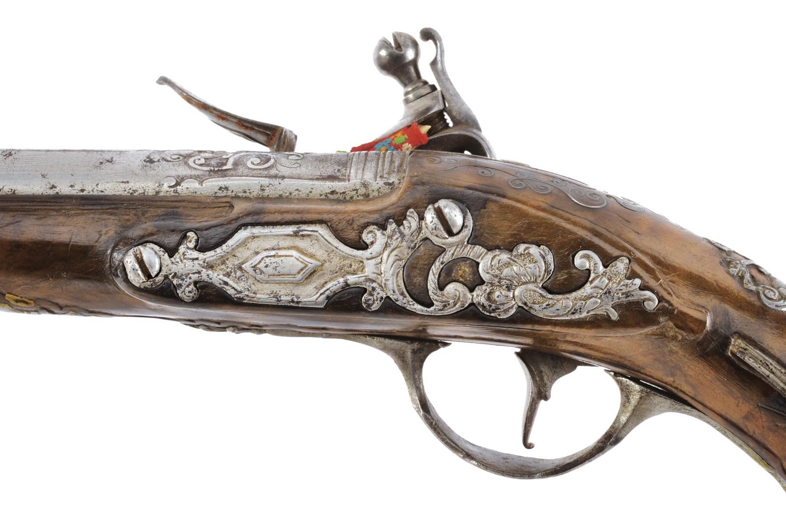 Arma ad avancarica a pietra focaia, Pistola a pietra focaia, canna liscia e cal. 12 mm