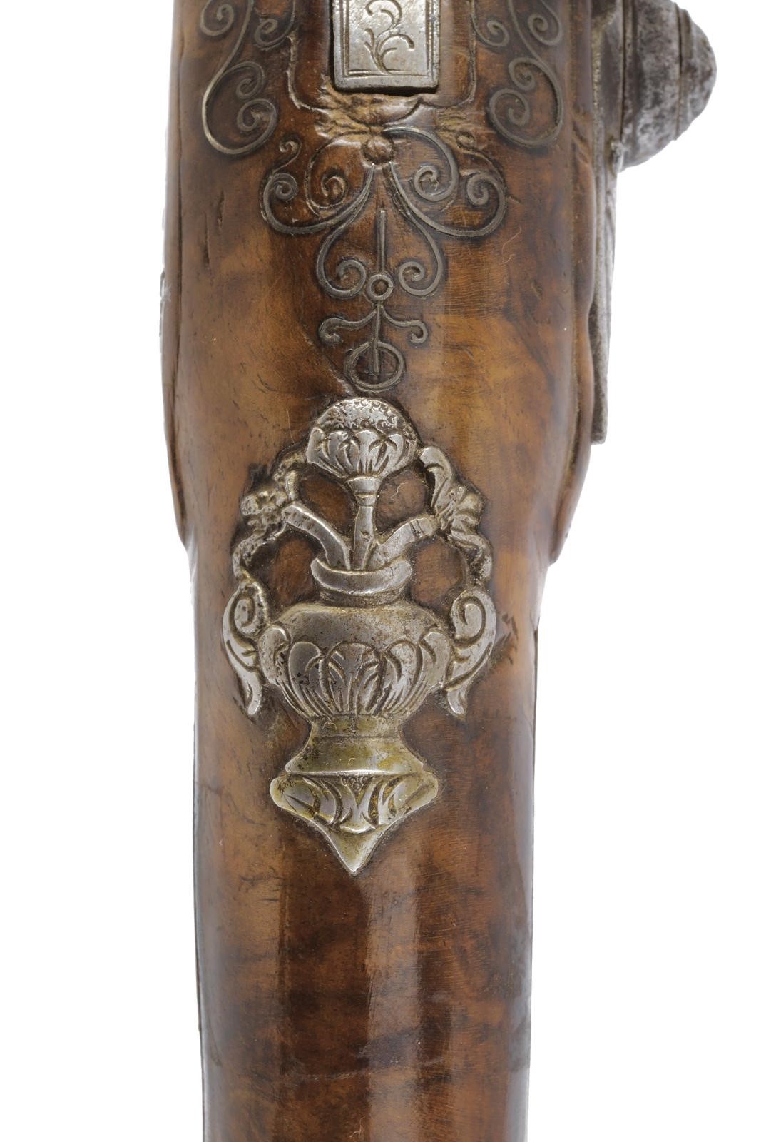 Arma ad avancarica a pietra focaia, Pistola a pietra focaia, canna liscia e cal. 12 mm