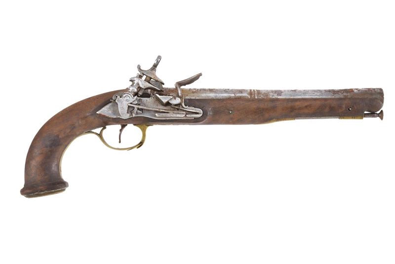 Regno di Napoli, Pistola a pietra focaia da ufficiale