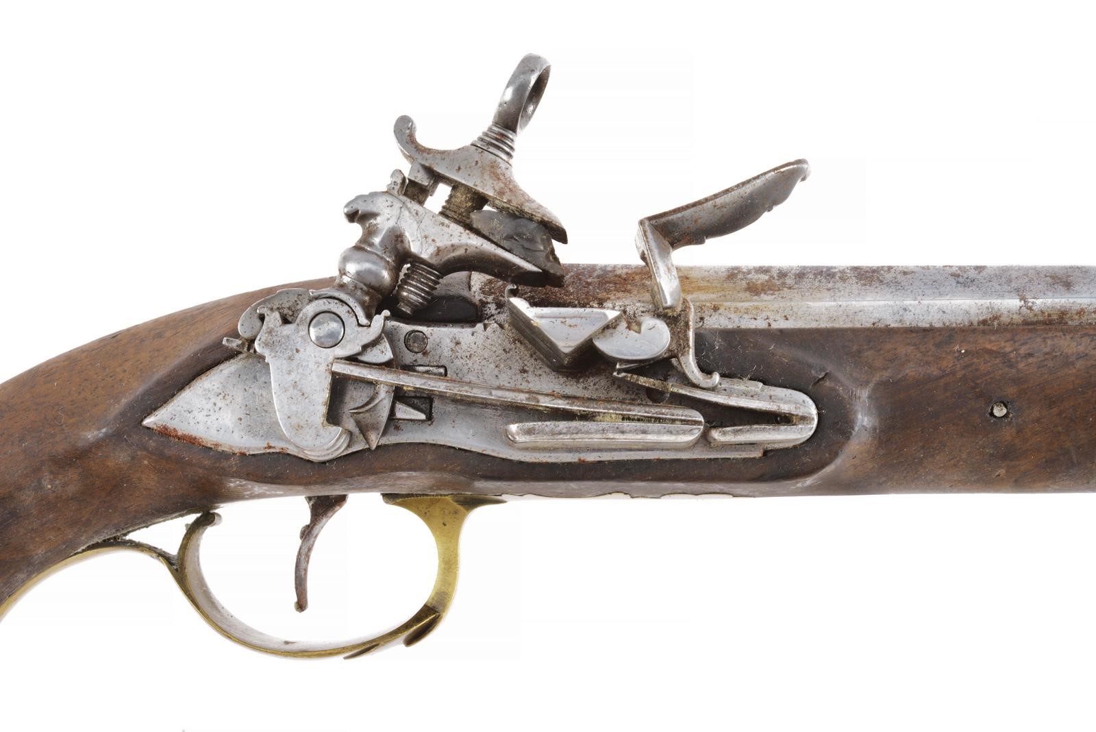 Regno di Napoli, Pistola a pietra focaia da ufficiale