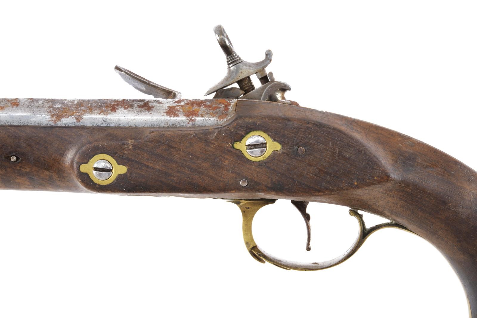 Regno di Napoli, Pistola a pietra focaia da ufficiale