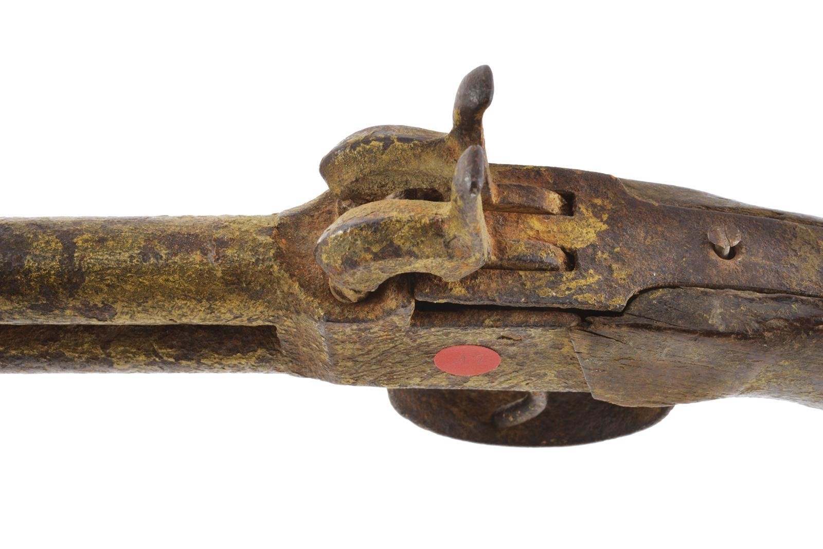 Pistola a luminello a due canne sovrapposte, cal. 11 mm, castello boxlock