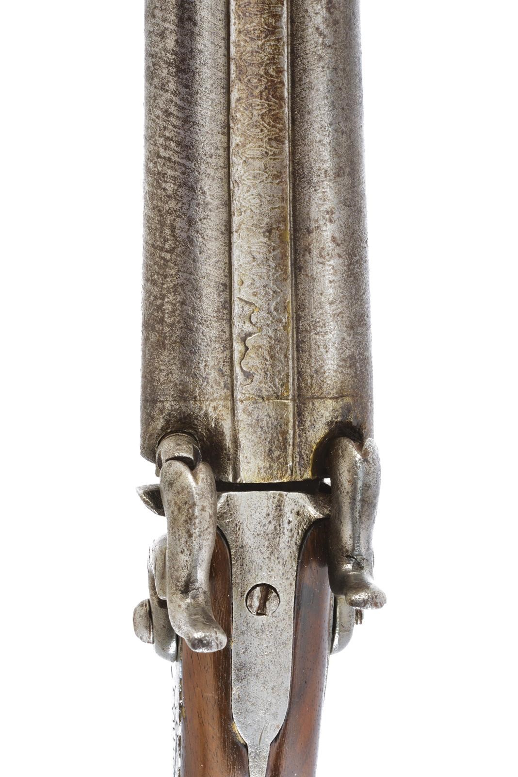 Pistola a luminello a due canne, lunghezza 35,5 cm