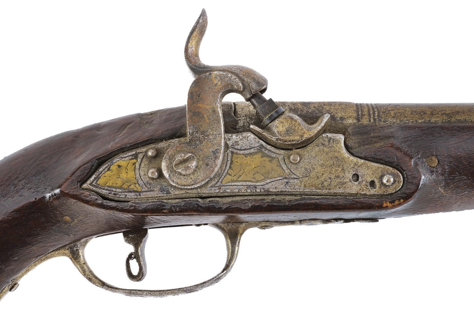 Pistola a luminello, canna liscia a due ordini (cal. 10 mm), lunghezza 22 cm