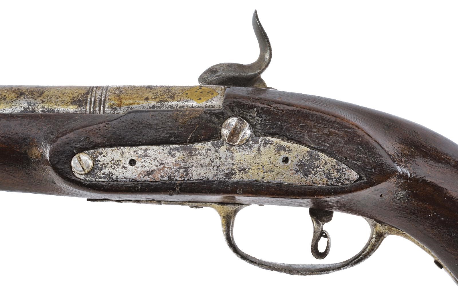 Pistola a luminello, canna liscia a due ordini (cal. 10 mm), lunghezza 22 cm