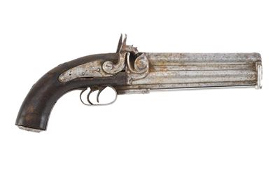 Arma da fuoco, pistola a canne sovrapposte a luminello, cal. 15 mm