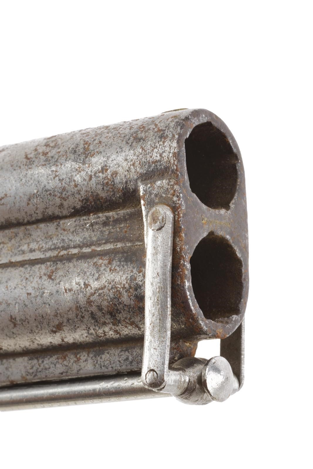 Arma da fuoco, pistola a canne sovrapposte a luminello, cal. 15 mm
