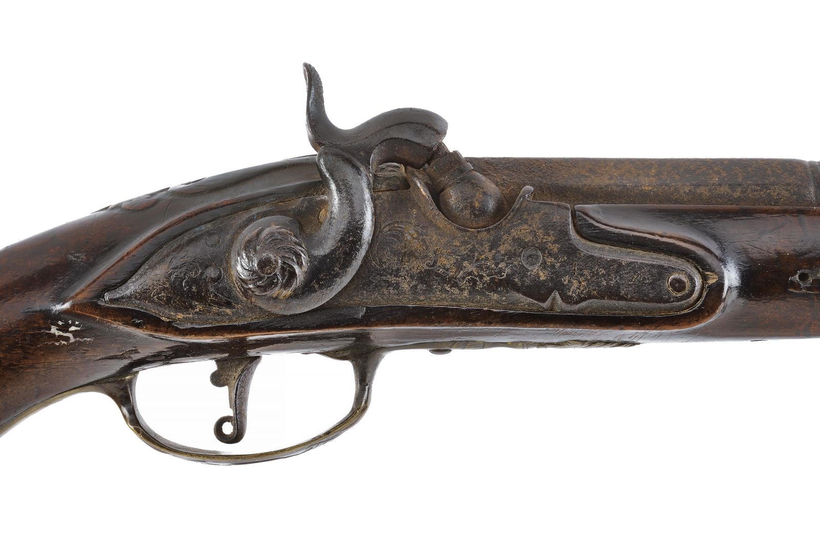 Arma da fuoco d’epoca, pistola convertita a luminello