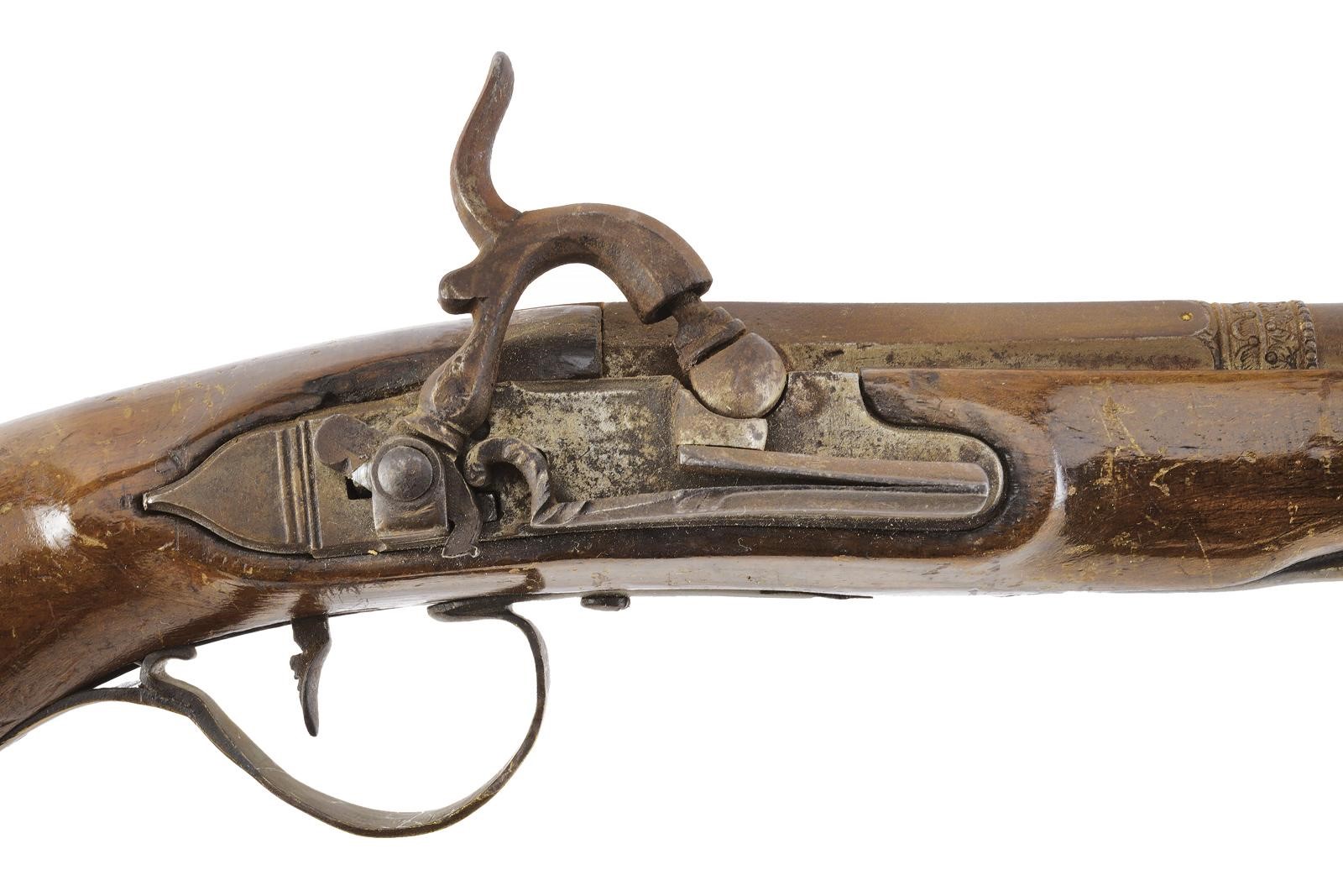 Arma da fuoco antica, Pistola composita a luminello (cal. 12 mm), canna liscia a due ordini