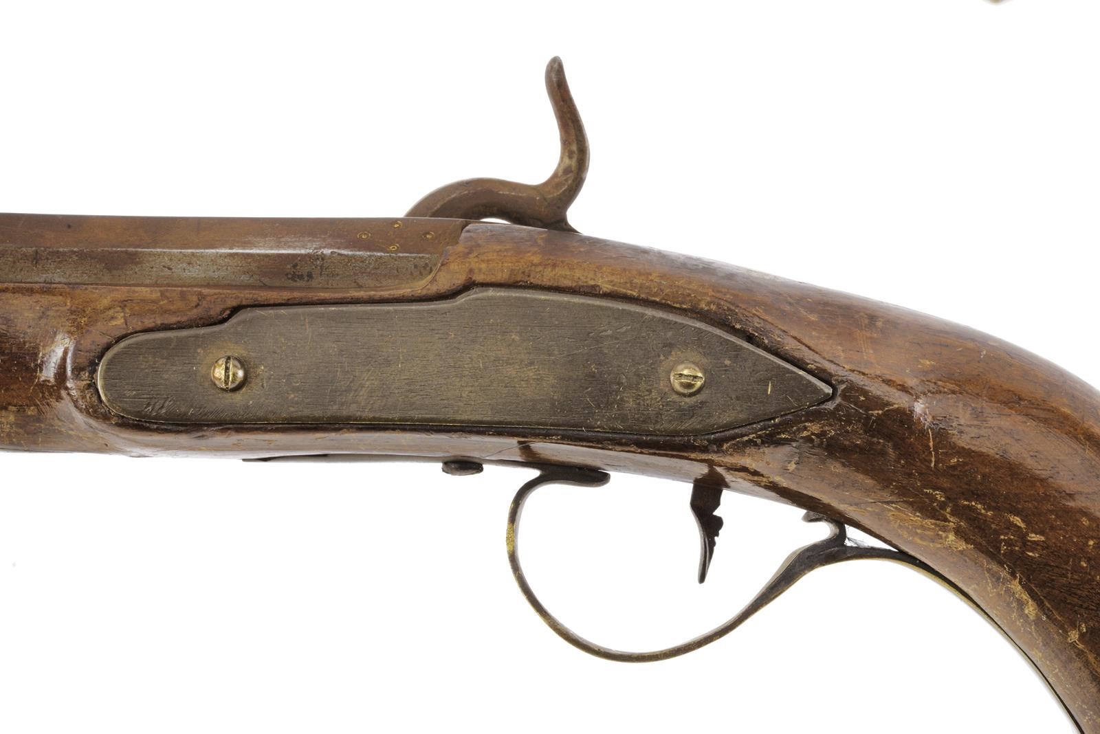 Arma da fuoco antica, Pistola composita a luminello (cal. 12 mm), canna liscia a due ordini