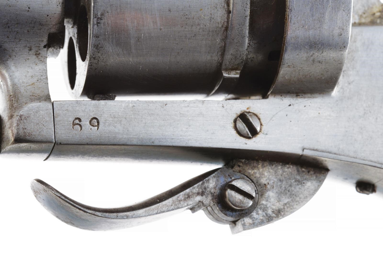 Arma a tamburo, Revolver a spillo, canna rigata ottagonale (Belgio)