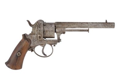 Revolver a spillo, canna ottagonale cal. 9 mm