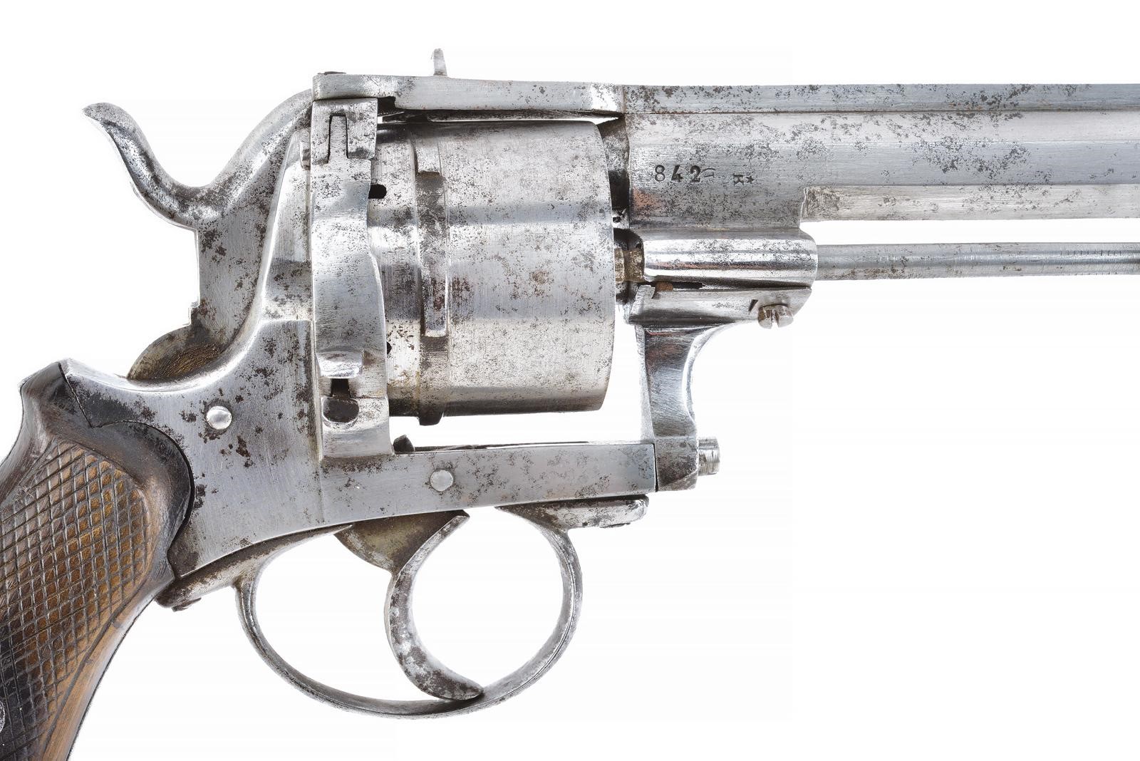 Militaria, Revolver a spillo, calibro 11 mm