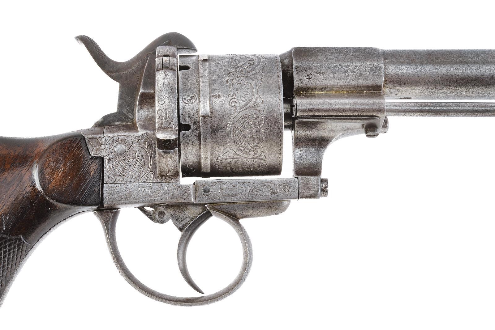 Revolver Lefaucheux a spillo, “Belgium”, calibro 11 mm