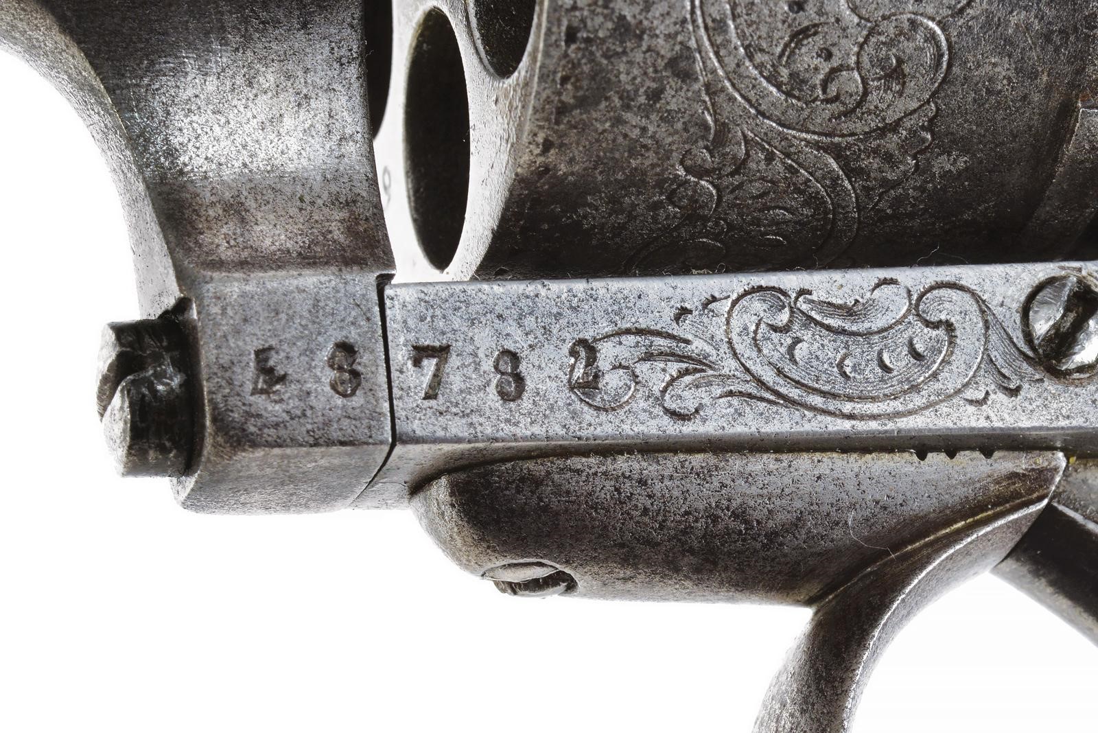 Revolver Lefaucheux a spillo, “Belgium”, calibro 11 mm