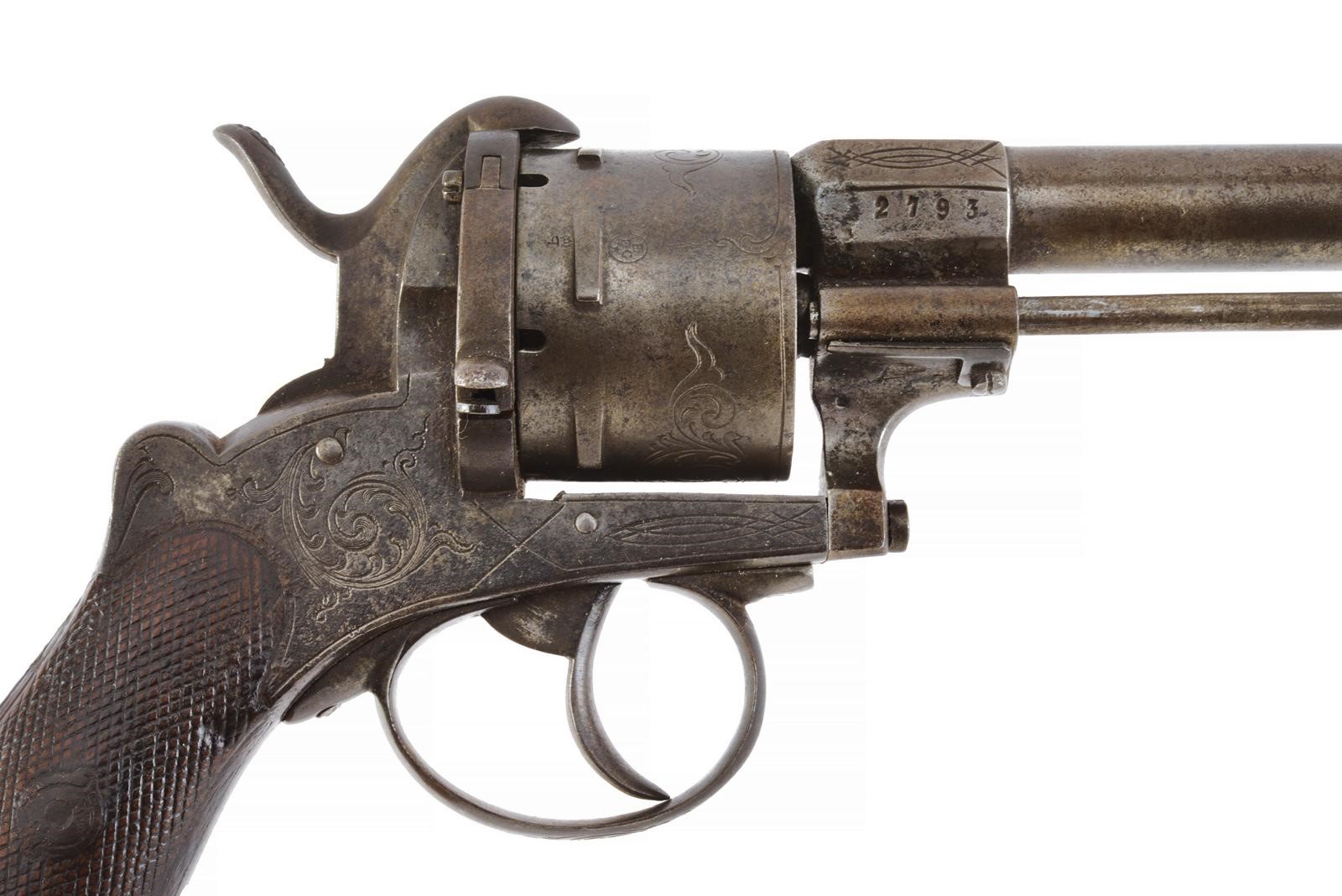 Arma da fuoco ad avancarico, Revolver a spillo (Belgio), cal. 11 mm