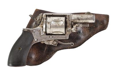 Revolver a percussione centrale tipo Bulldog, arma corta rigata