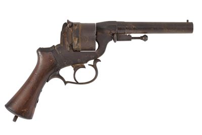 Revolver Perrin a percussione centrale, Francia, cal. 11 mm