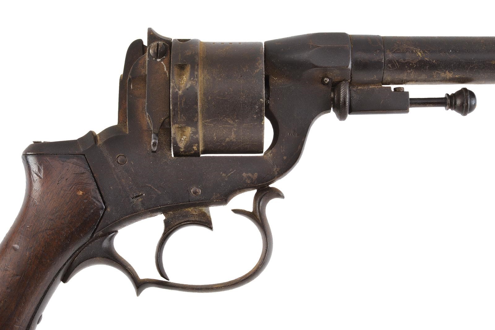 Revolver Perrin a percussione centrale, Francia, cal. 11 mm