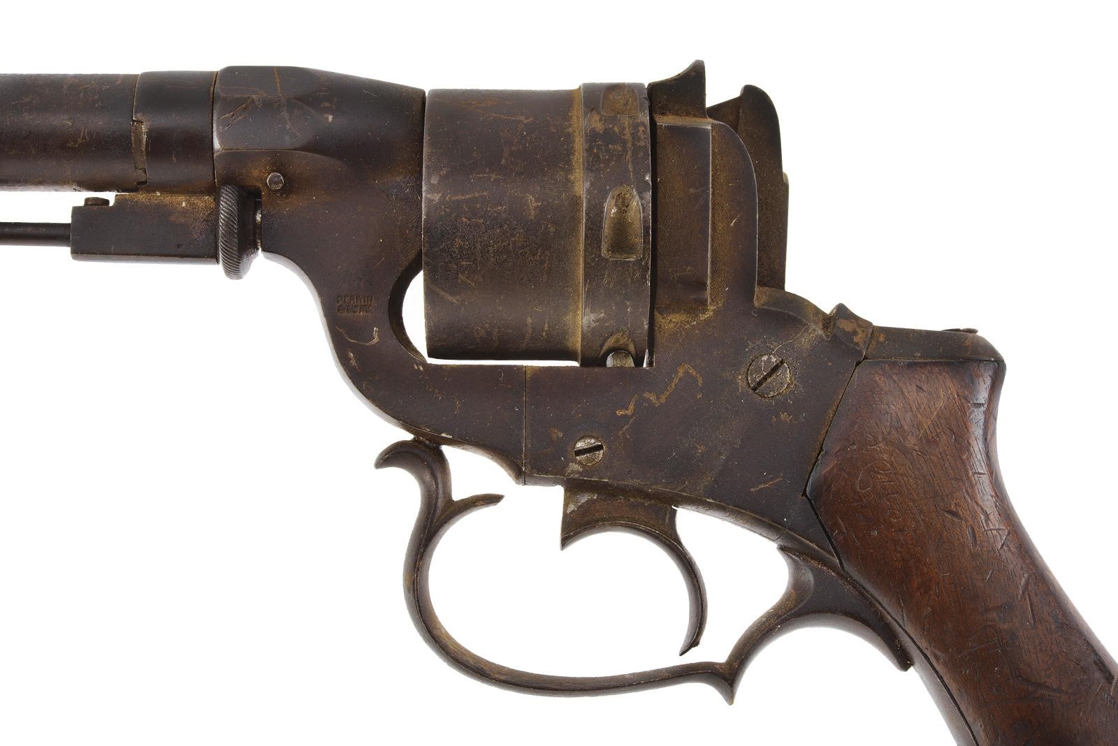 Revolver Perrin a percussione centrale, Francia, cal. 11 mm
