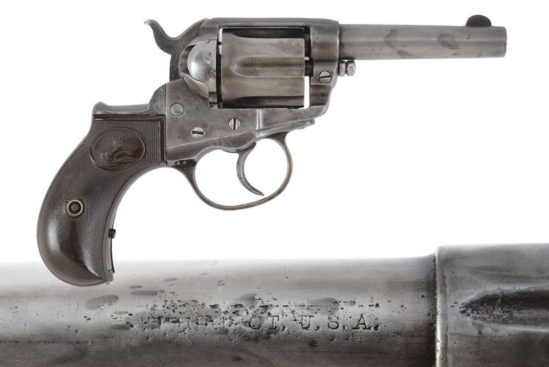 Colt, Revolver Colt Model 1877 “Lightning” (cal. .38 Colt), arma non attiva