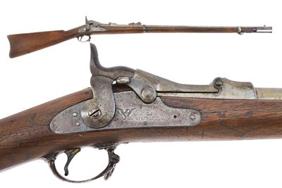 Arma lunga, fucile Springfield modello 1873 “Trapdoor”, cal. 45 (45-70) - struttura marcata U.S. ...