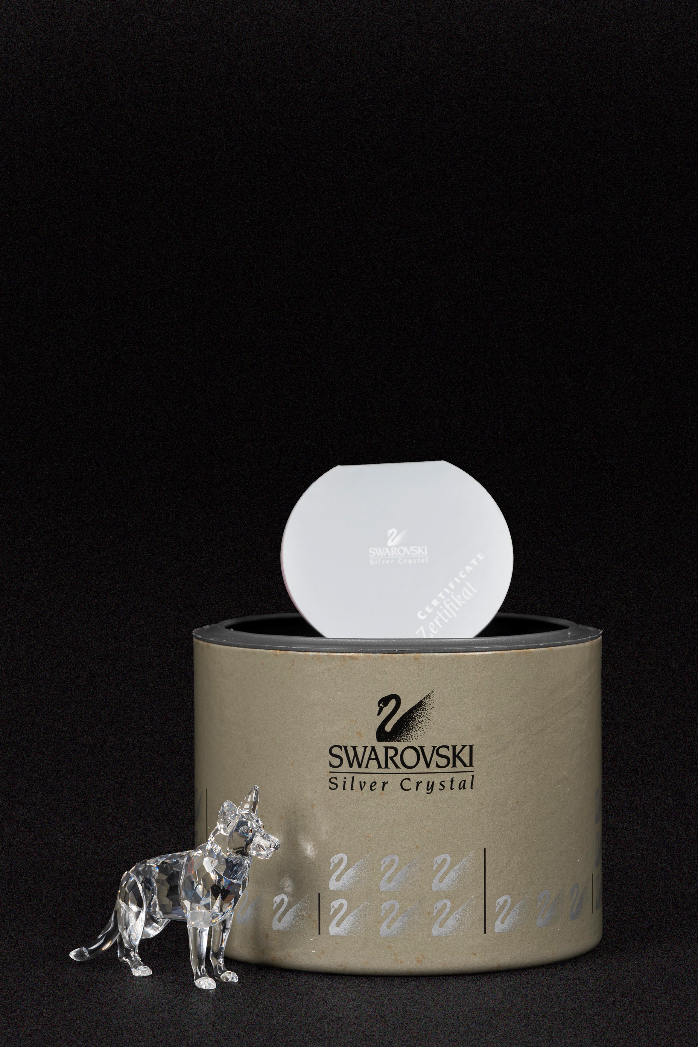 Swarovski - Pastore tedesco in cristallo (serie Pet's corner)