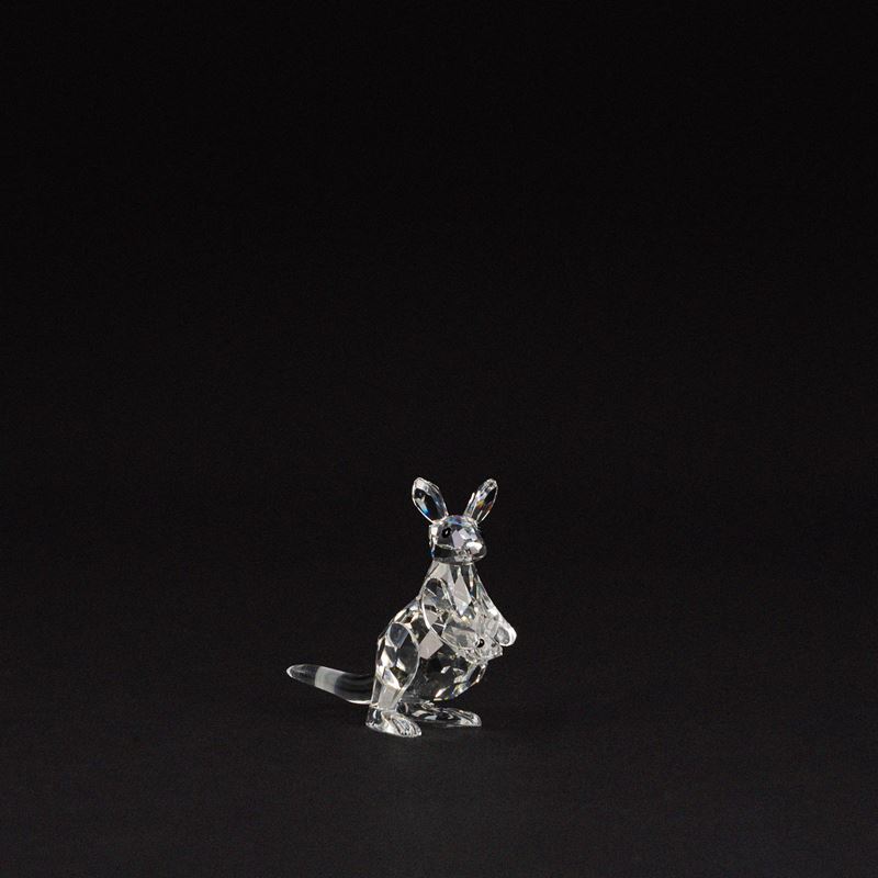Canguro con cucciolo in cristallo Swarovski (n. 181756)