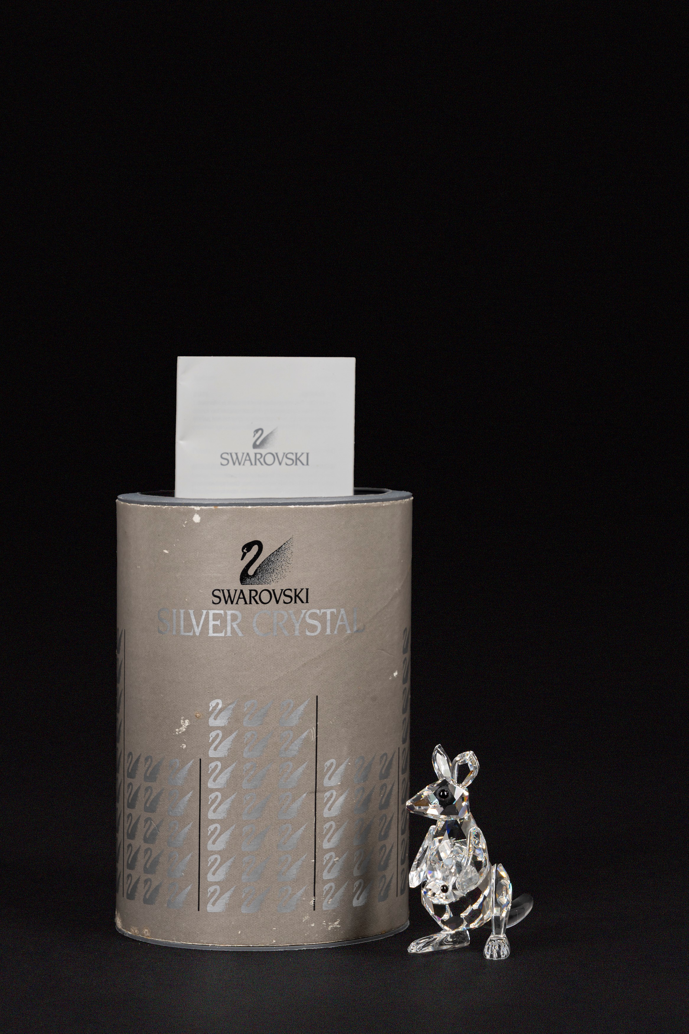 Canguro con cucciolo in cristallo Swarovski (n. 181756)