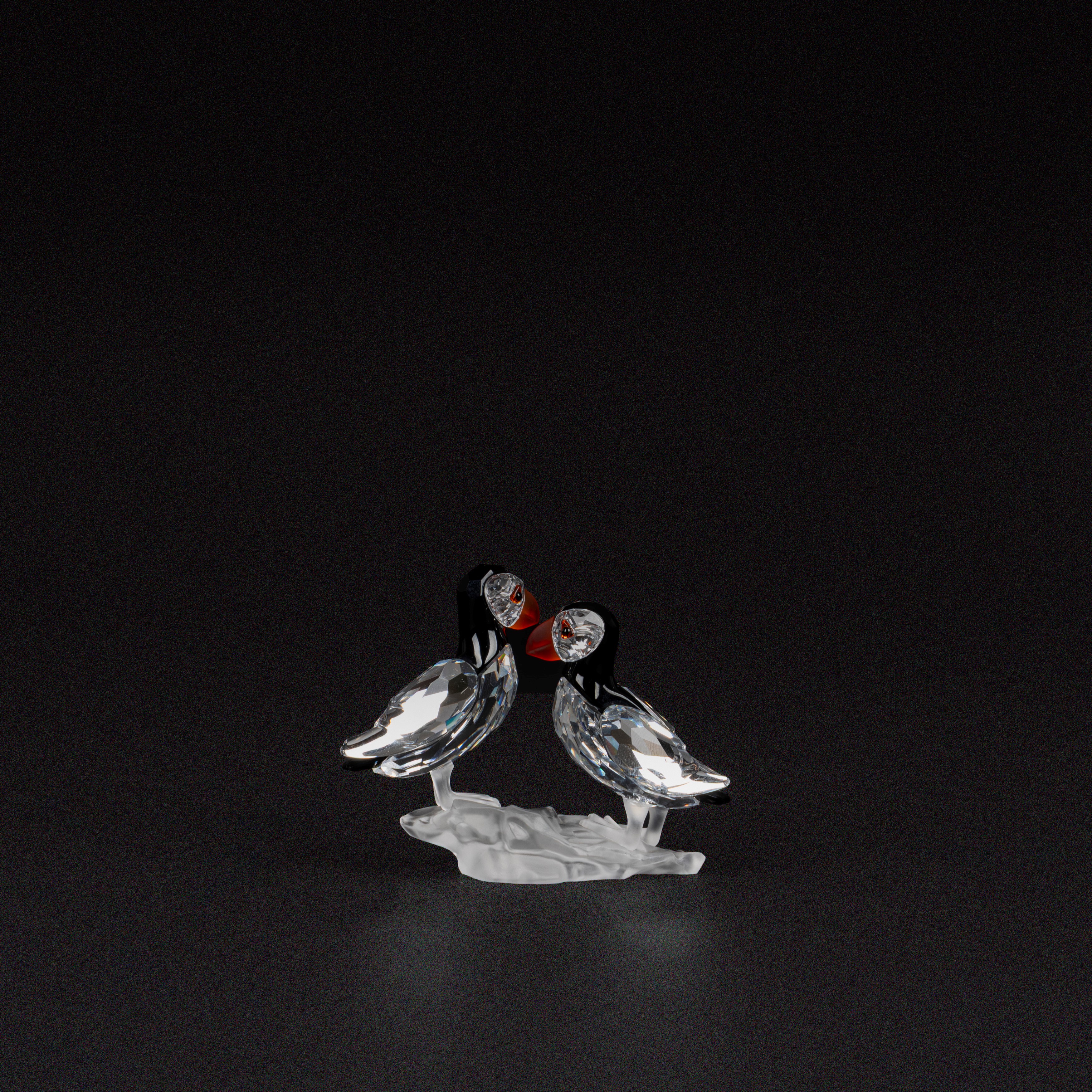Swarovski - Pulcinella di mare (Puffins) in cristallo della serie “Feathered Beauties”