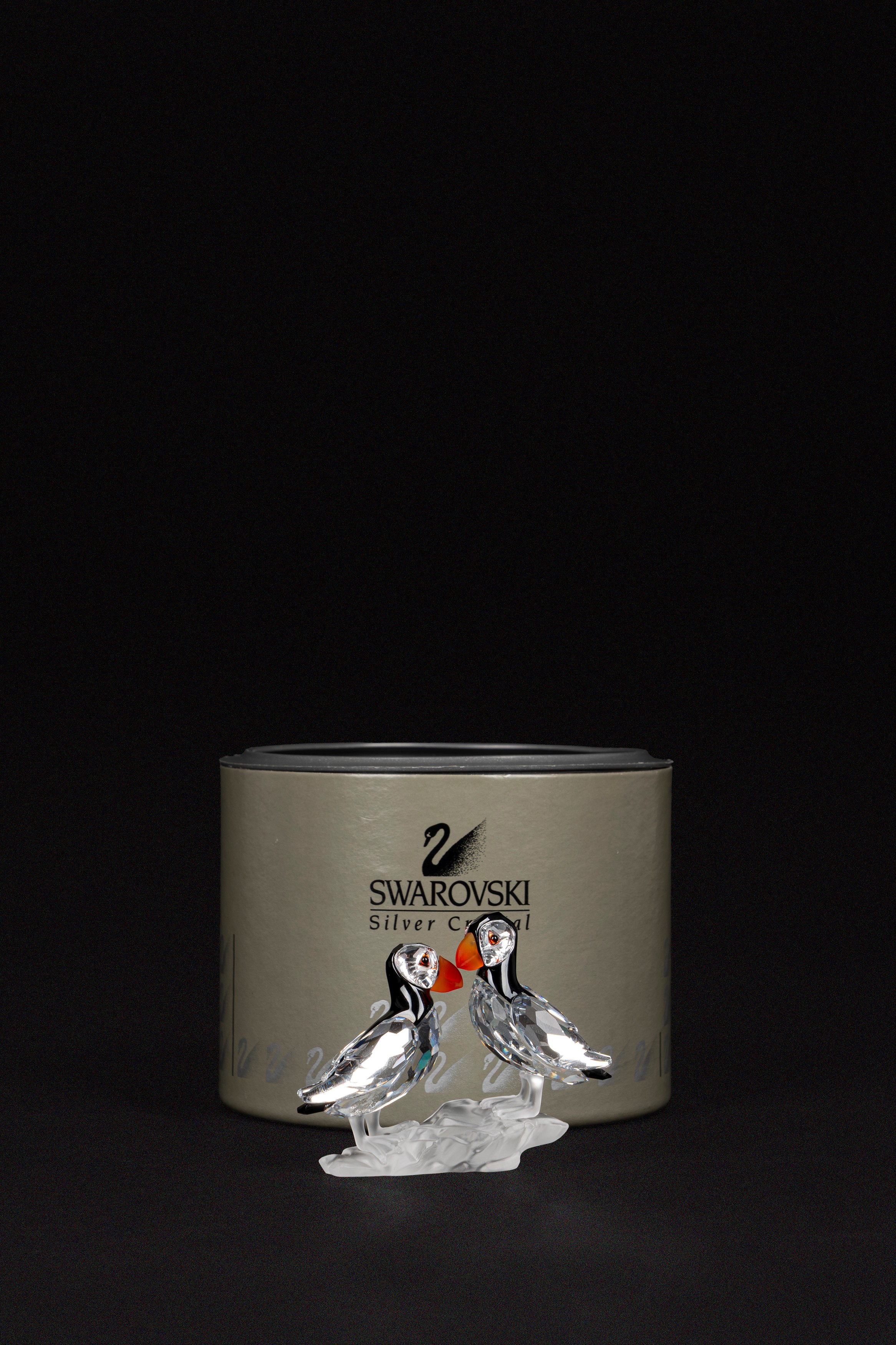 Swarovski - Pulcinella di mare (Puffins) in cristallo della serie “Feathered Beauties”